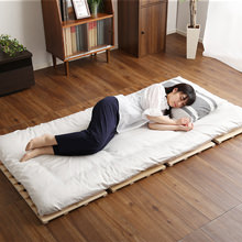 布団を湿気や結露から守ってくれる 檜仕様四つ折り式すのこベッド