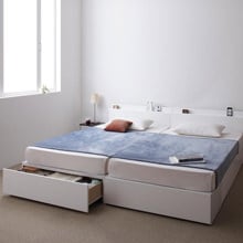 充実の機能と選べる収納スタイル 連結ファミリー収納ベッド (連結