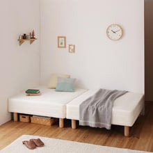 日本製×最高の寝心地 国産ポケットコイルマットレスベッド (セミ